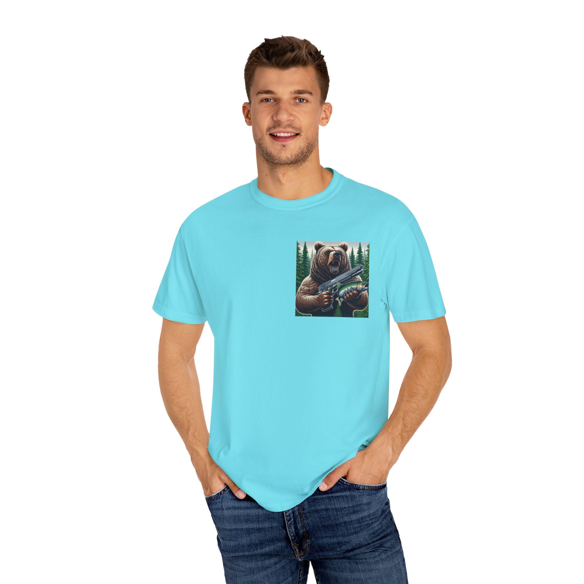 THE BEAR Unisex Garment-Dyed T-shirt