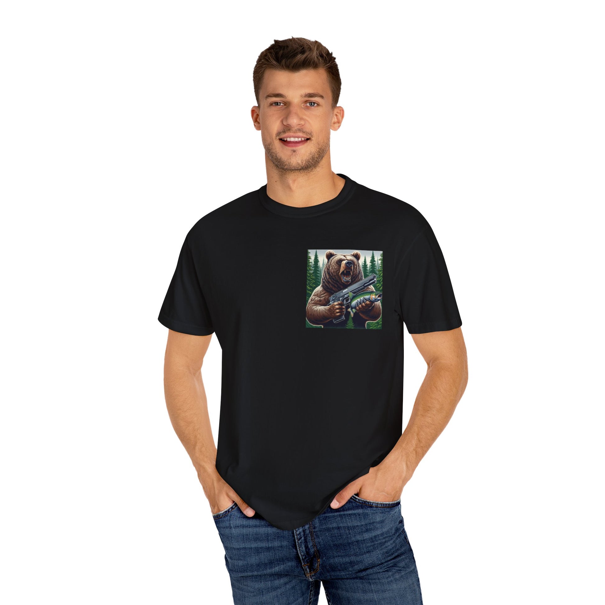THE BEAR Unisex Garment-Dyed T-shirt