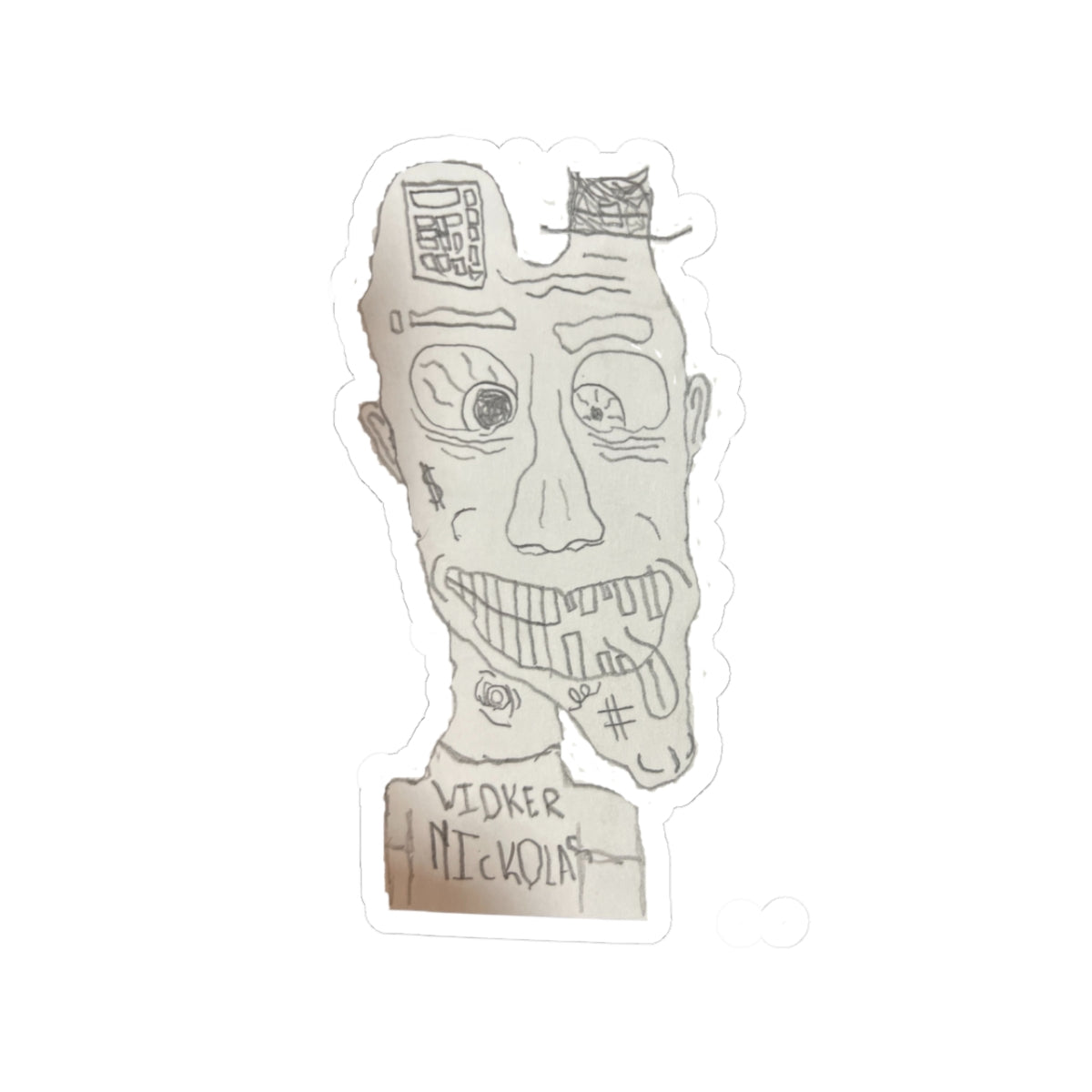 Widaker Nickolas LOGO Sticker