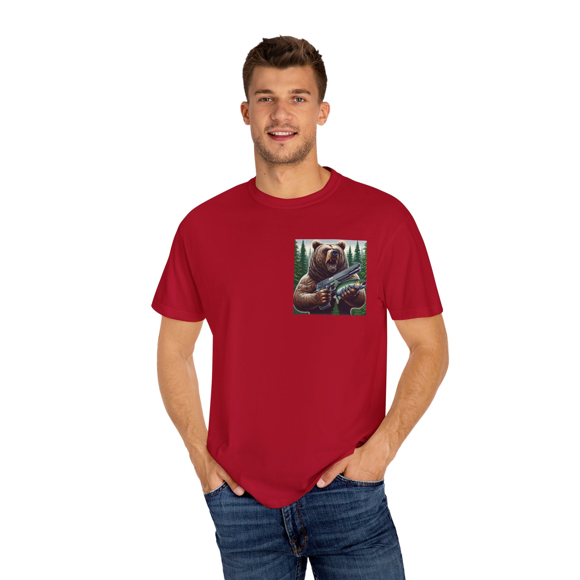 THE BEAR Unisex Garment-Dyed T-shirt