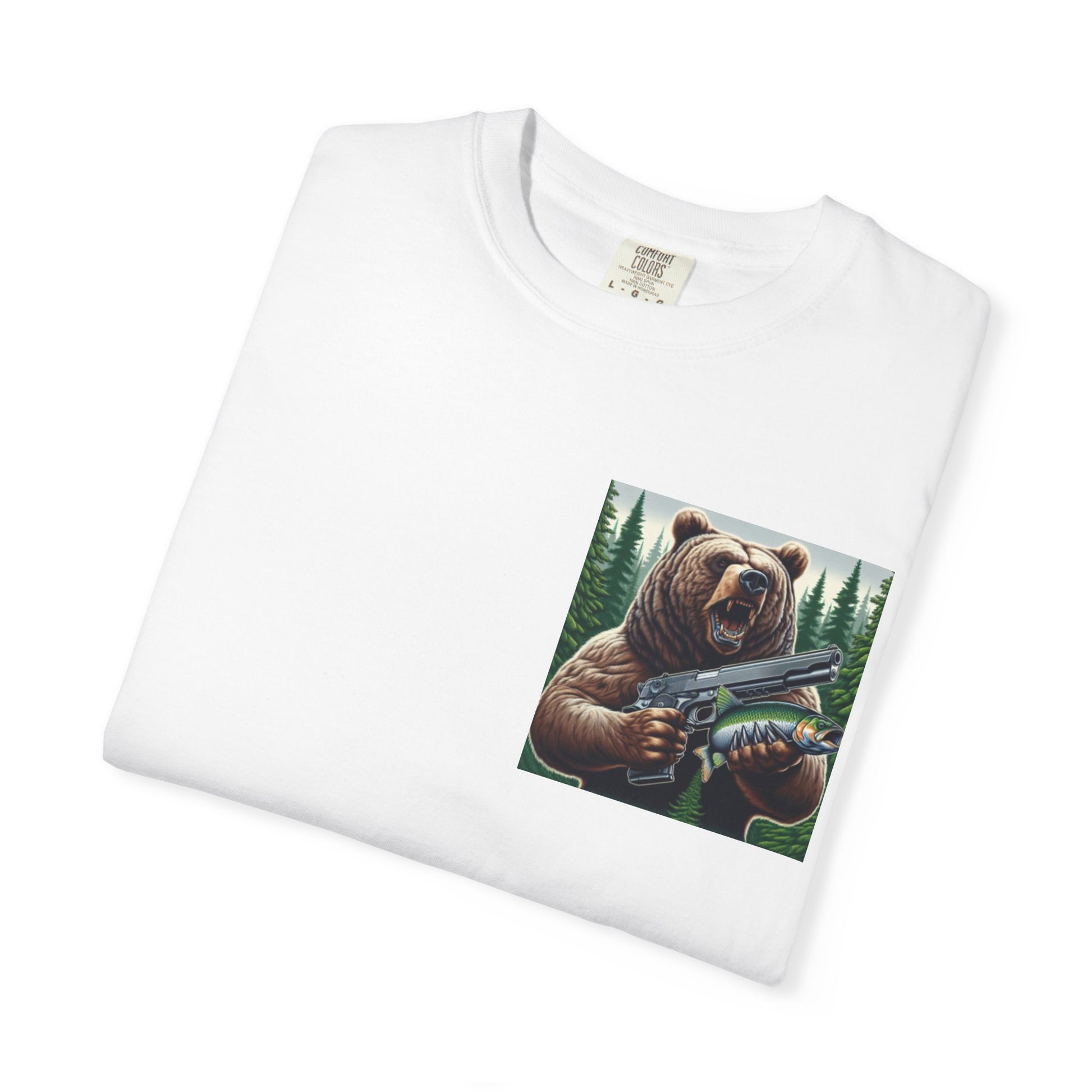 THE BEAR Unisex Garment-Dyed T-shirt