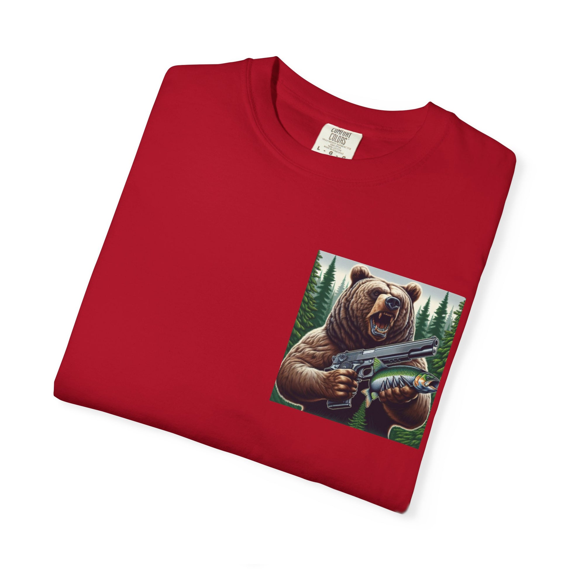 THE BEAR Unisex Garment-Dyed T-shirt