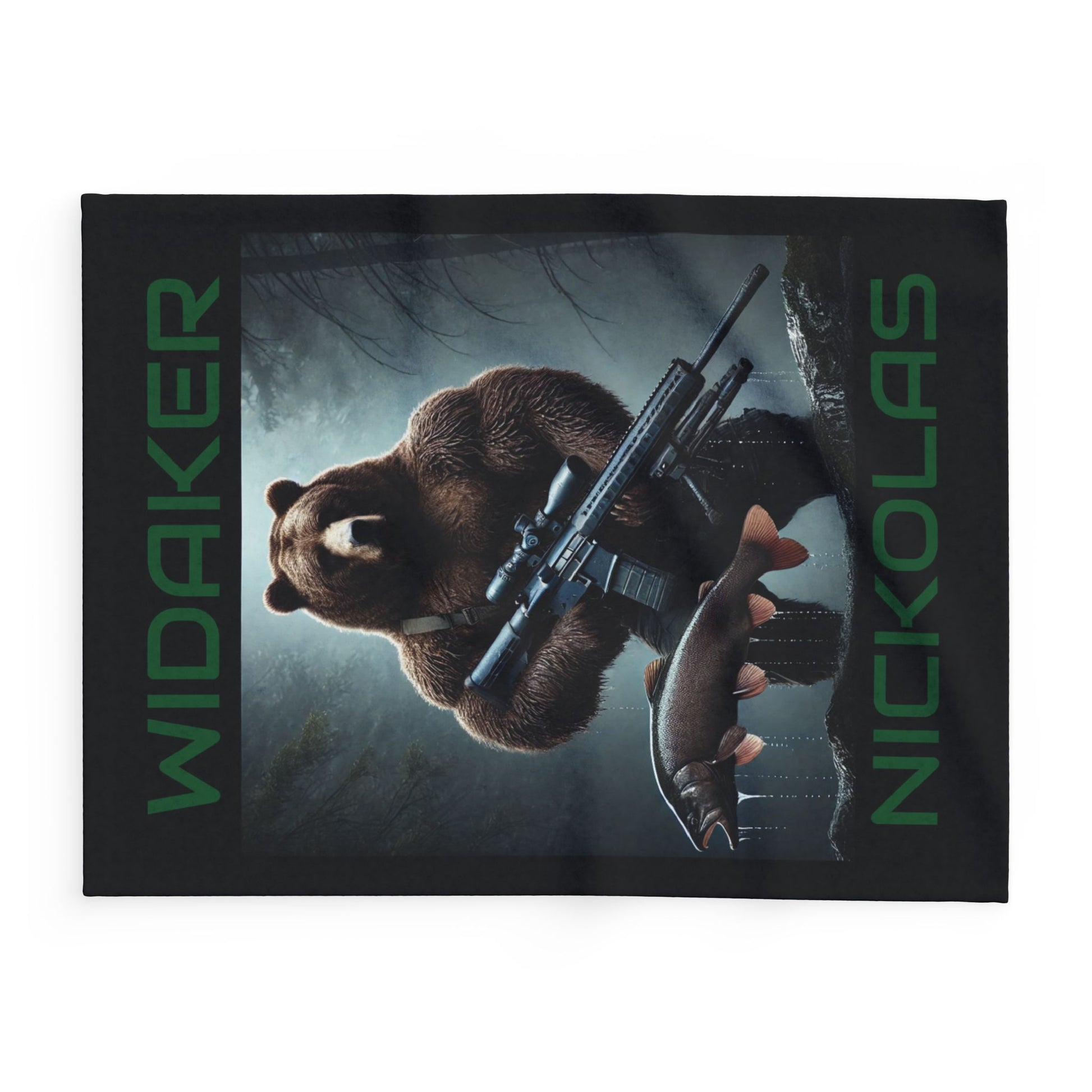 Widaker Nickolas Bear Arctic Fleece Blanket