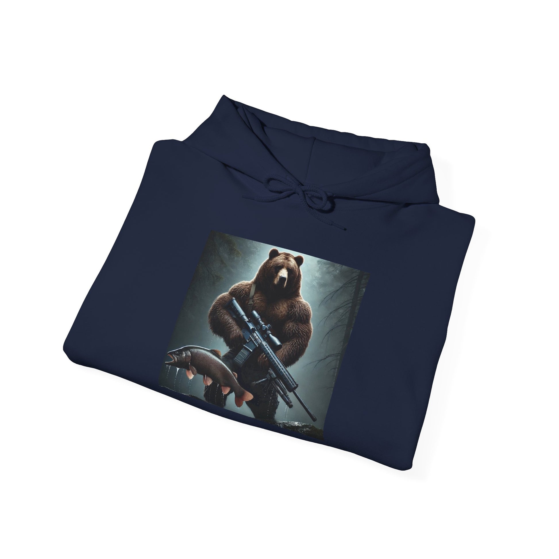Bear Hunting Unisex Hoodie - Widaker Nickolas Design