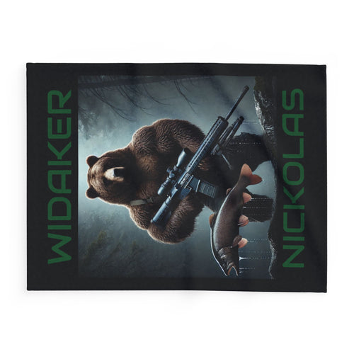 Widaker Nickolas Bear Arctic Fleece Blanket
